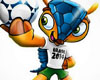マスコット「フレコ」　FIFA（国際サッカー連盟）とブラジルW杯組織委員会は2012年11月26日...