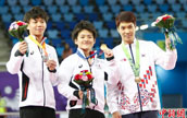 アジア大会体操男子個人総合で日本が金银を獲得