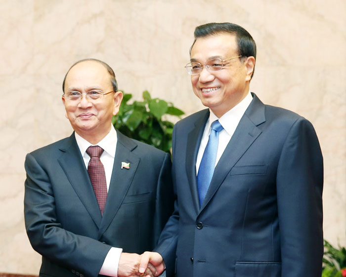 李克強総理がミャンマー大統領、インド副大統領と会談