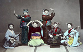 明治維新時期のハガキ　日本の18世紀の生活の様子