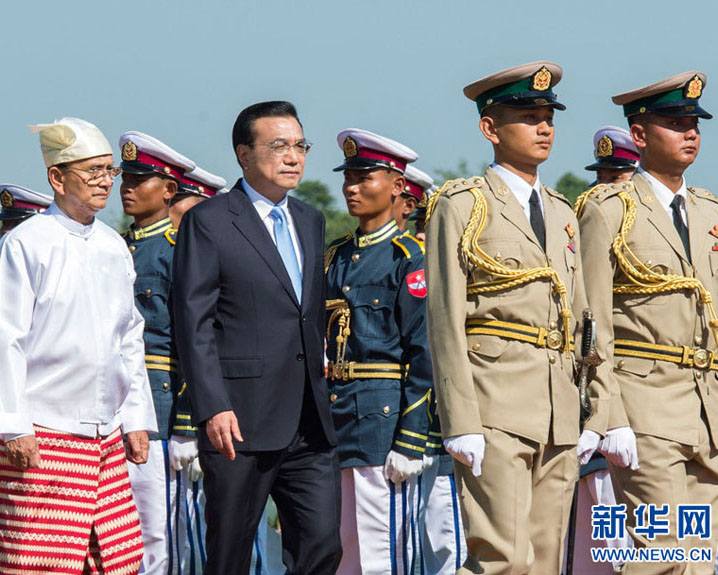 李総理、ミャンマーのテイン・セイン大統領と会談