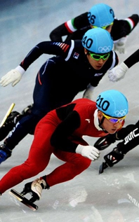 中国人選手3人がソチ冬季五輪ショートトラック男子500Mの準決勝進出