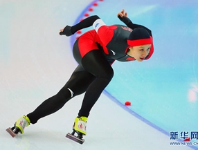 スピードスケート1000Mで張虹が中国2枚目の金メダル