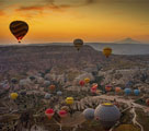 熱気球の中から捉えた絶景　トルコ