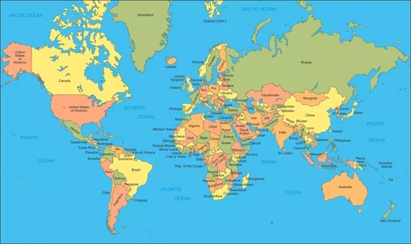 「ロシアはそれほど大きくない」　実際と異なる地図の面積
