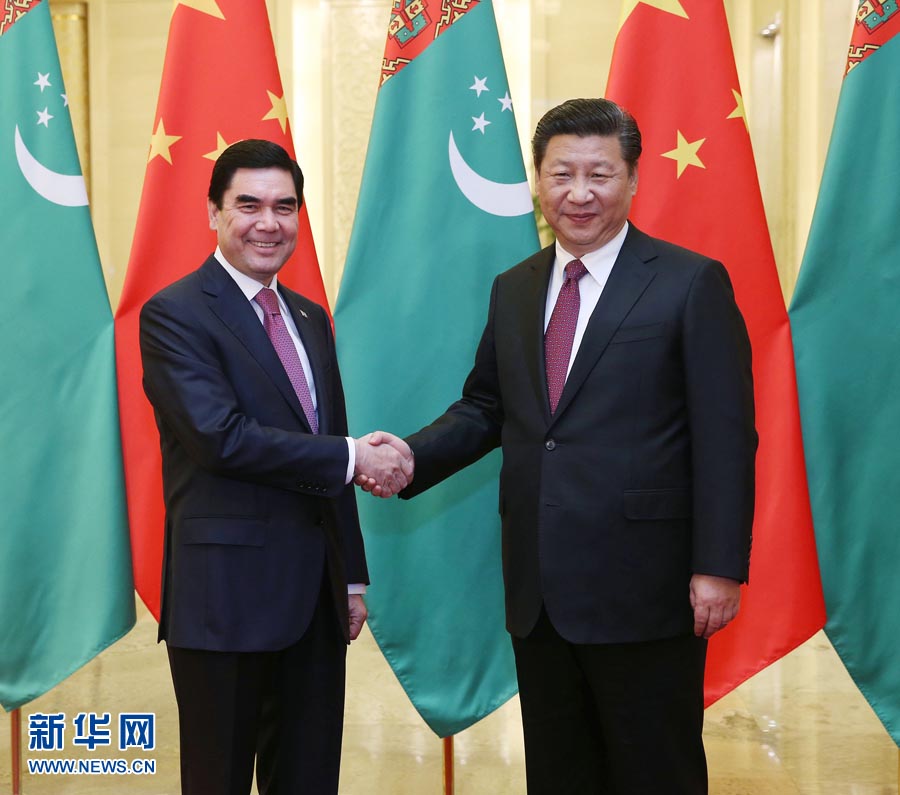 習近平主席、トルクメニスタン大統領と会談