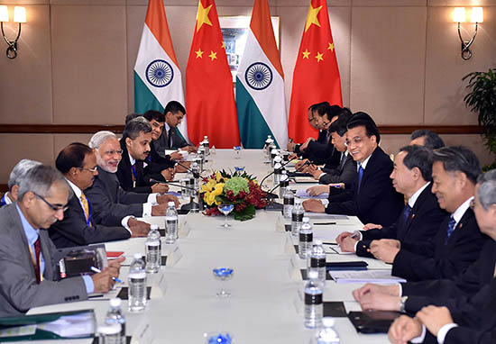 李克強総理、インドのモディ首相と会談