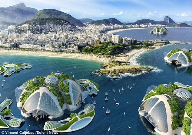 世界初の水中都市の設計が話題　2万人居住可能