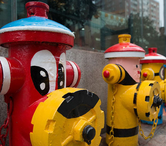 「激カワ」消火栓が南京の街角に登場