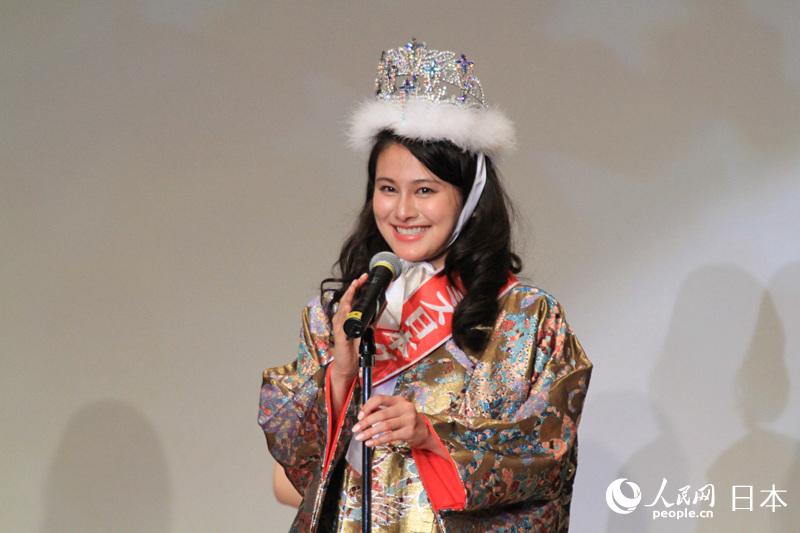 2016年度「ミス日本グランプリ」松野未佳さん。