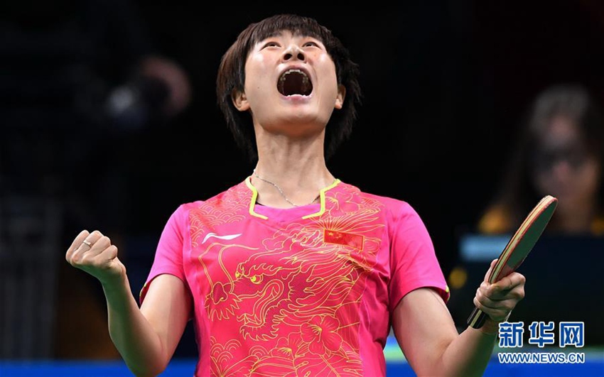 リオ五輪卓球女子シングルス　中国代表丁寧が優勝