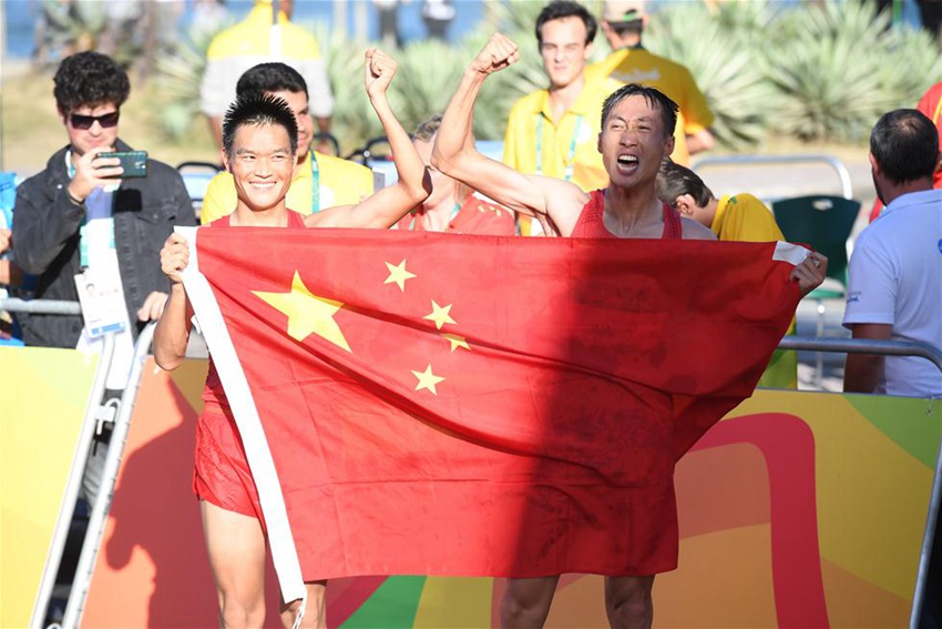 リオ五輪20km競歩　中国が金も銀も獲得