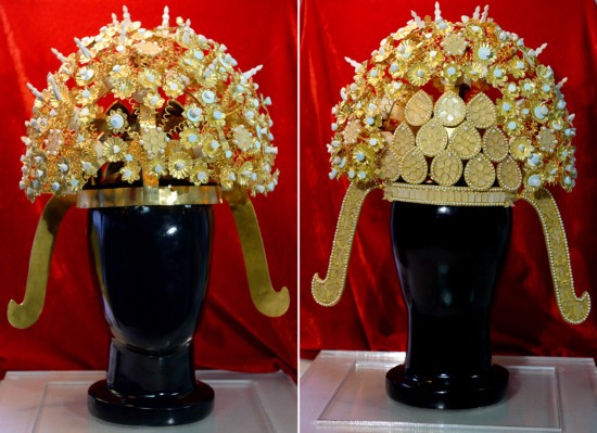 隋煬帝蕭皇后の礼冠、「土くれ」から復元