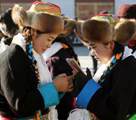 仙女節を祝う　チベット