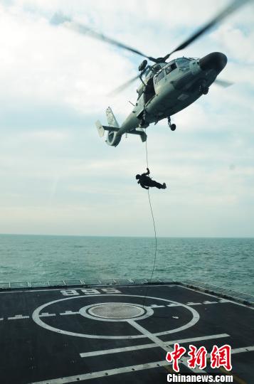 第25次護衛艦隊が南中国海海域で訓練