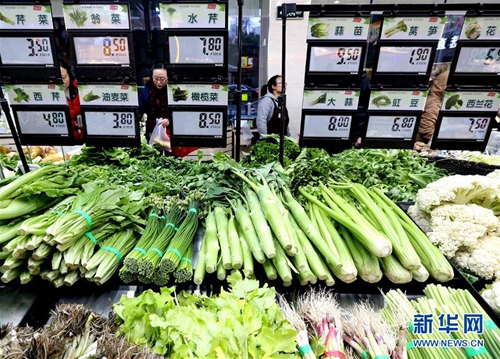 野菜市場にもWiFi設備が！　買い物が一層便利に　上海