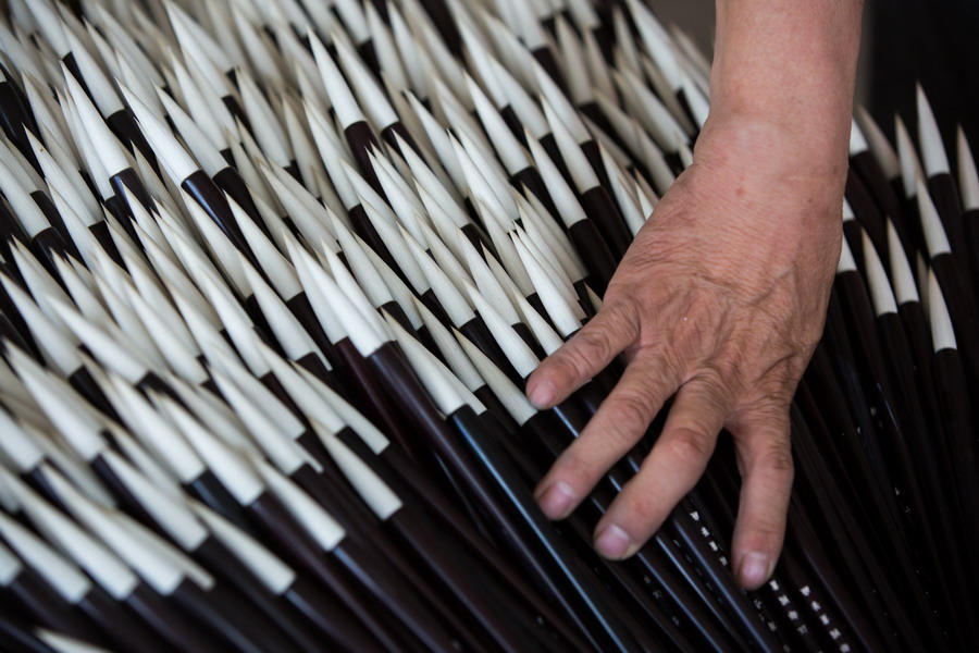 千年の歴史を持つ揚州毛筆の製作技法