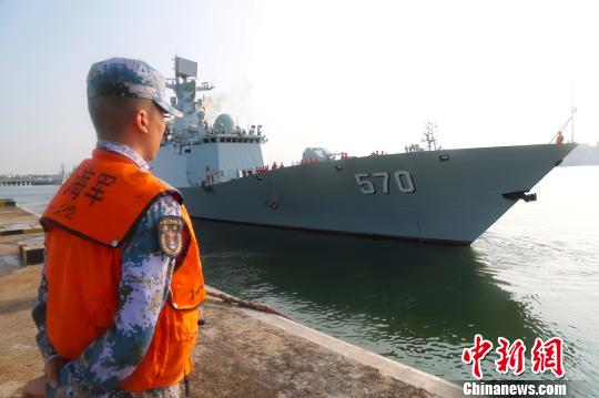 中国海軍「黄山」がWPNS合同演習に参加