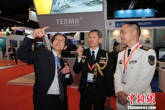 中国海軍代表団がIMDEX Asia 2017に出席