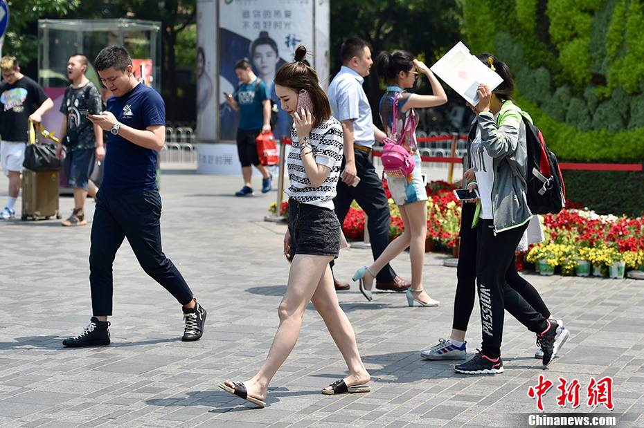 北京に猛暑到来　17日から19日かけて最高気温35度以上に