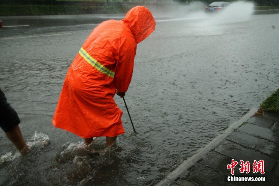 継続的な豪雨で一部冠水や樹木が倒れる被害　四川省綿陽市