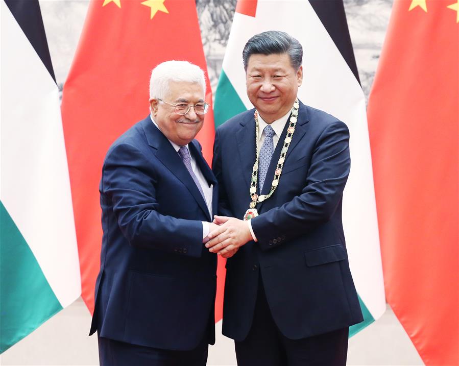 習近平国家主席「パレスチナとの友好協力事業を推進」