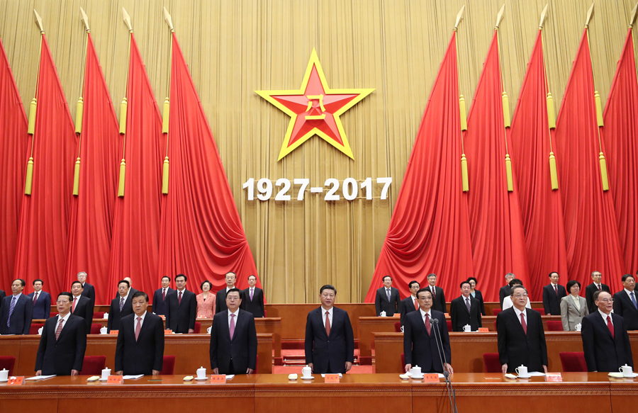 中国人民解放軍建軍90周年祝賀大会、習近平総書記が重要談話