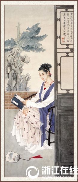 ALSの女性が描いた絵が中国国内外で賞を受賞