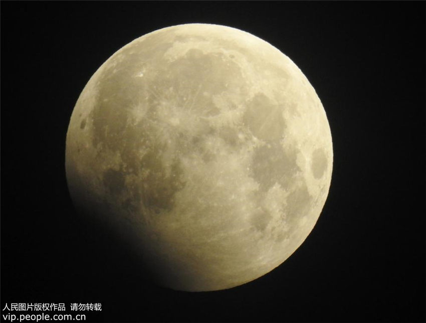 従江県で半影月食観測　継続時間は約2時間　貴州省