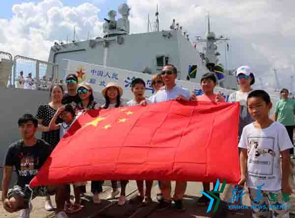中国海軍訪問艦隊がタンザニア到着