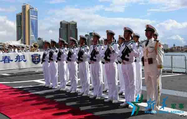 中国海軍訪問艦隊がタンザニア到着