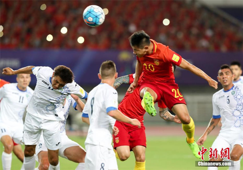 2018年W杯アジア最終予選　中国が1対0でウズベキスタン下す