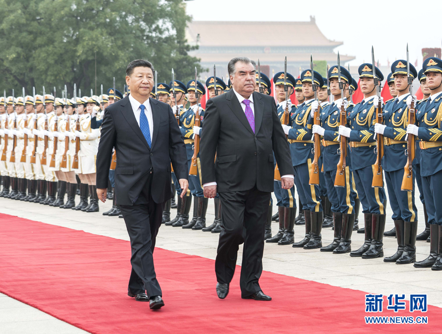 中国とタジキスタンが包括的な戦略的パートナーシップを構築