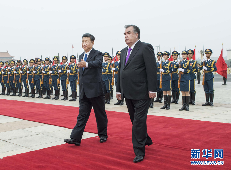 中国とタジキスタンが包括的な戦略的パートナーシップを構築