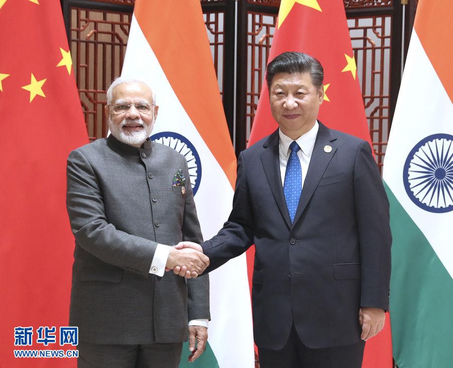 中印首脳会談　より緊密な発展パートナーシップを構築