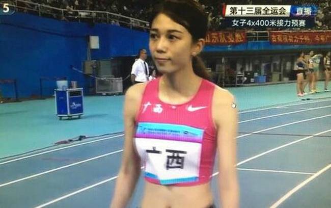 「陸上の女神」王美媛選手が大人気　全運会競技会場で圧巻の美貌を披露