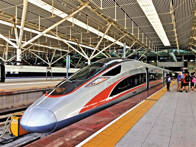 新型高速鉄道「復興号」、北京―上海往復で5000kWh節電