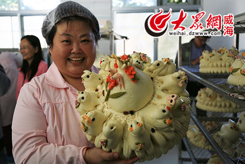 「アートな蒸しパン」を作って3年の山東省の女性　年商は1億円超