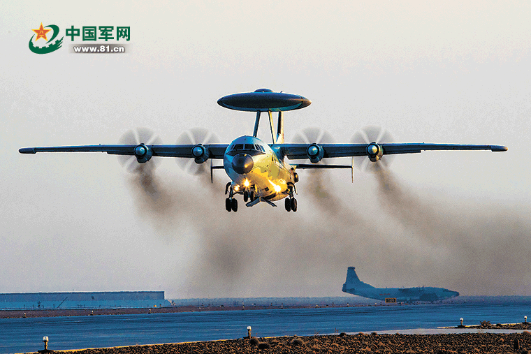 中国空軍「紅剣―2017」実戦演習が開始