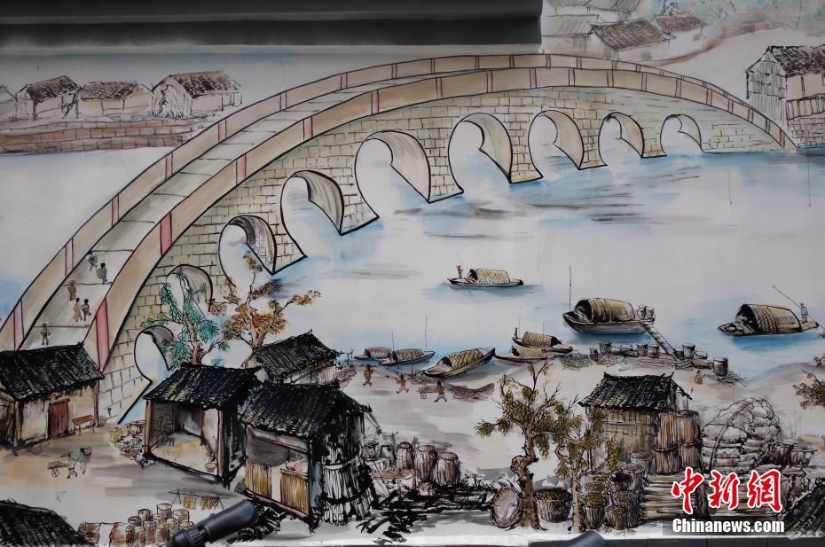 1950年代の錦江両岸の街並みを描いた「成都版清明上河図」が登場