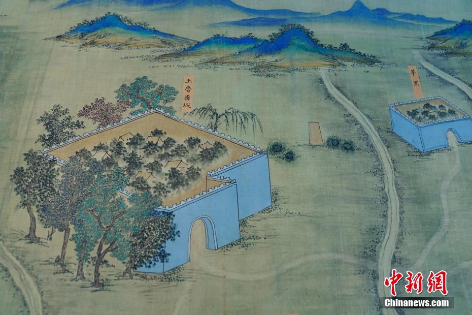 北京故宮博物院に明の時代の文化財「絲路山水地図」を贈呈