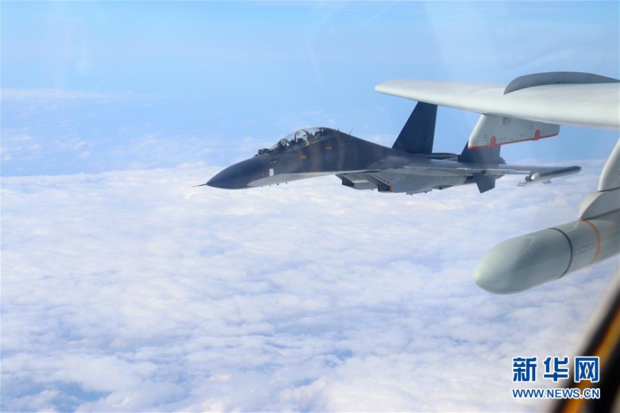中国空軍機が宮古海峡を通過して遠洋訓練
