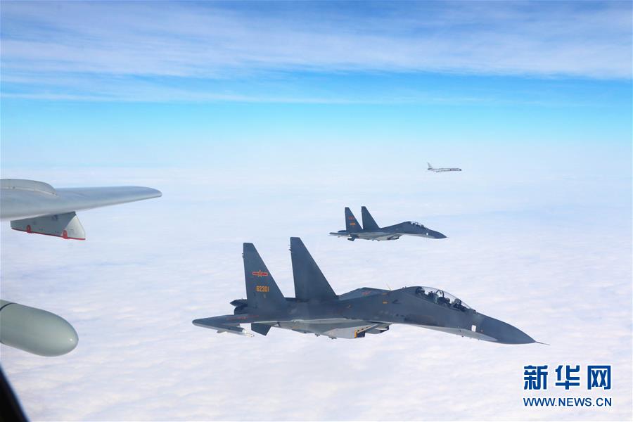 中国空軍機が宮古海峡を通過して遠洋訓練