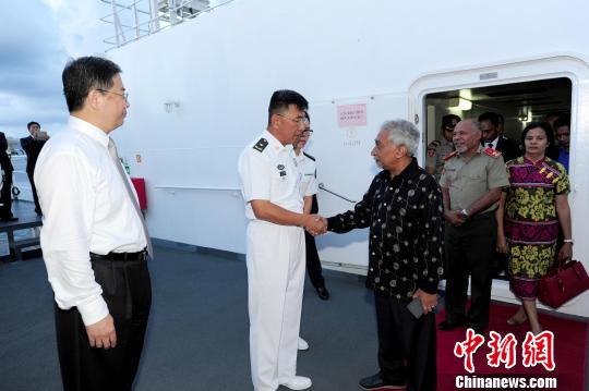 東ティモール首相、中国海軍病院船の初訪問を高く評価