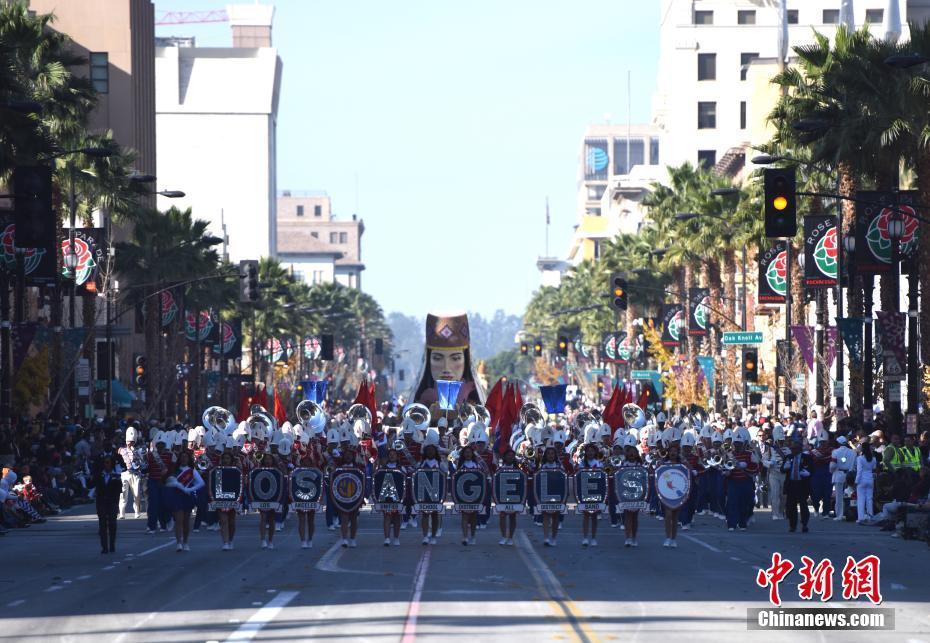 第129回米国ローズ・パレードに中国要素あふれるローズカー登場　米国