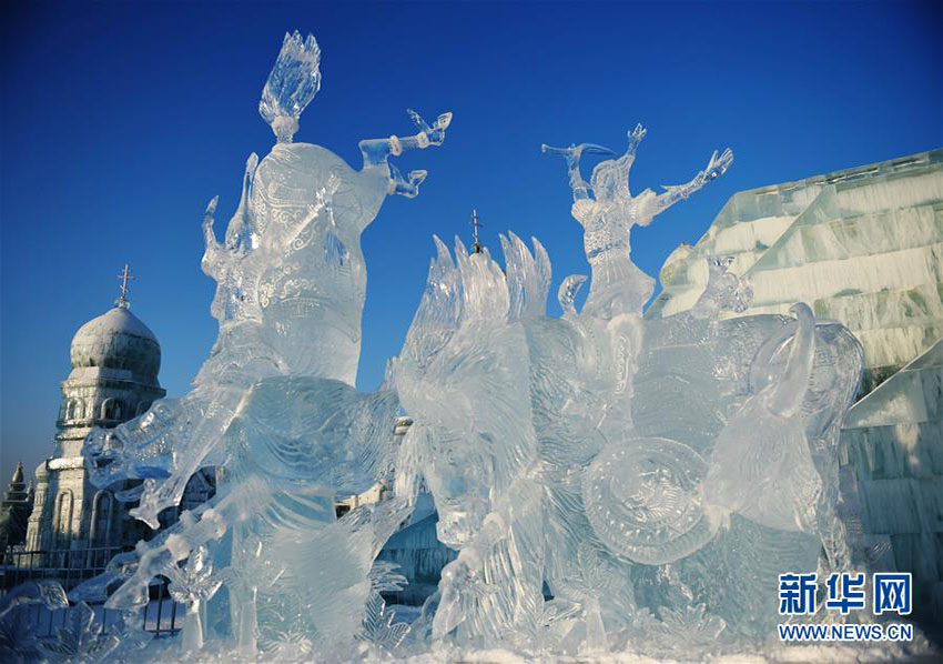 第7回中国ハルビン国際氷雪彫刻コンテストが閉幕　黒竜江省