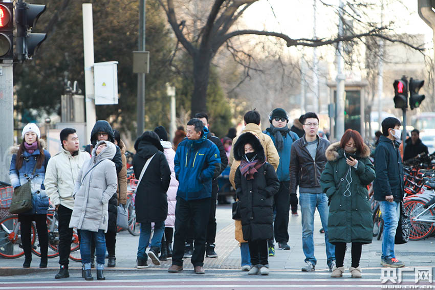 北京市で冬入りから最も低い気温を記録　厳しい寒さ続く