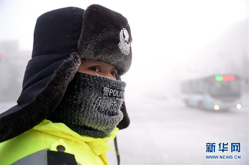 黒竜江省漠河県でマイナス40度を記録　厳しい寒さの中で働く人たち