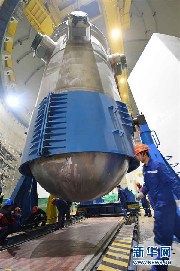 国産第3世代原子炉「華竜1号」の圧力容器据え付けが完了