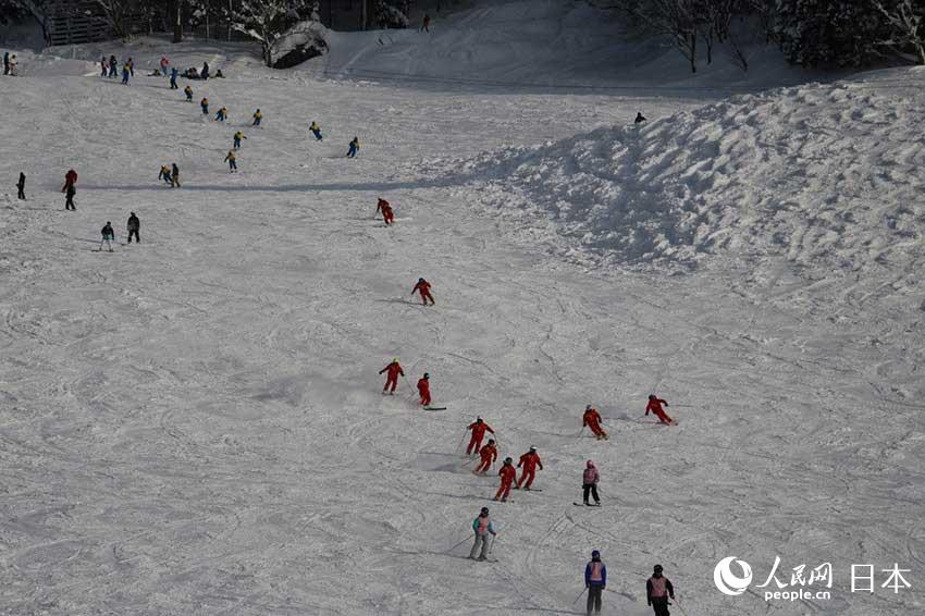 北京市と河北省のスキージュニア選手団が長野県で交流